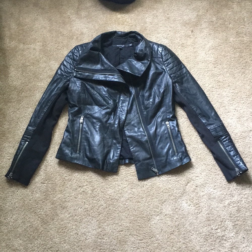 Leather jacket
